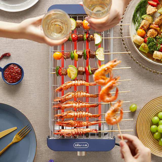 Kryty elektryczny grill grillowy