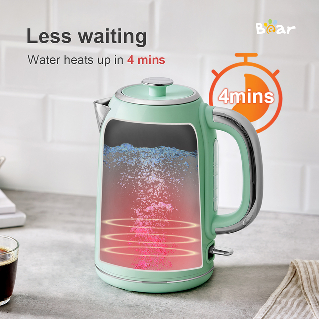 Czajnik elektryczny ze stali nierdzewnej