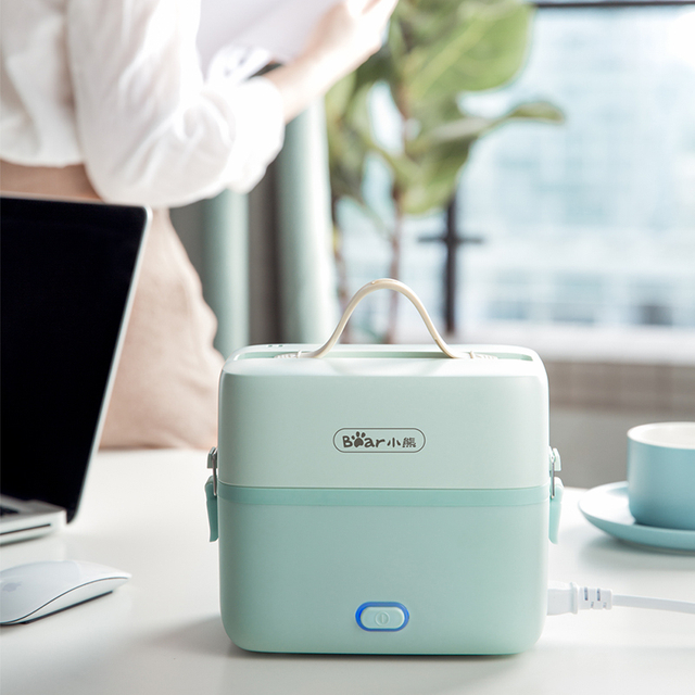 2-warstwowe elektryczne pudełko na lunch o pojemności 1,2 l